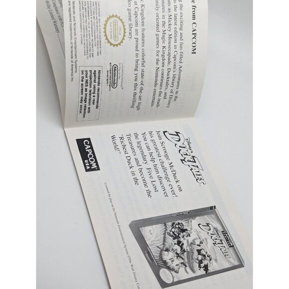 Disney Adventures In The Magic Kingdom (Nintendo NES) Manual Only - Picture 4 of 6